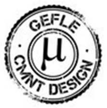 Logga Gefle Cmnt-Design AB